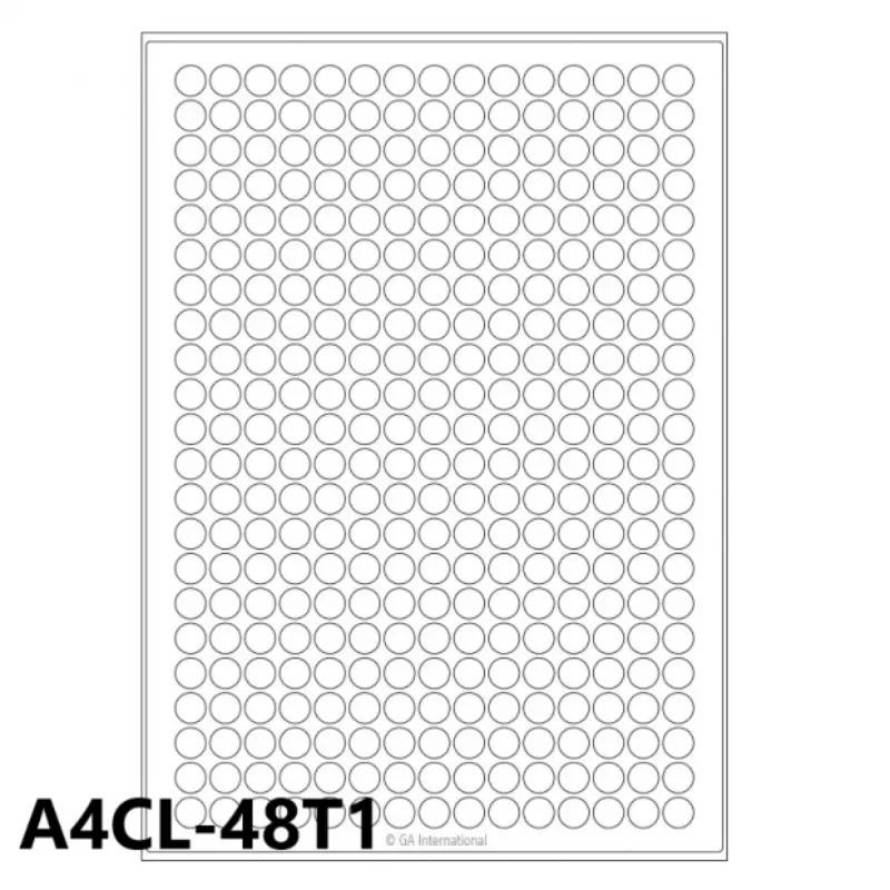 #A4CL-xxxx (1), CryoJetTAG™Patented雷 射印表機用-A4抗凍耐 低溫標籤